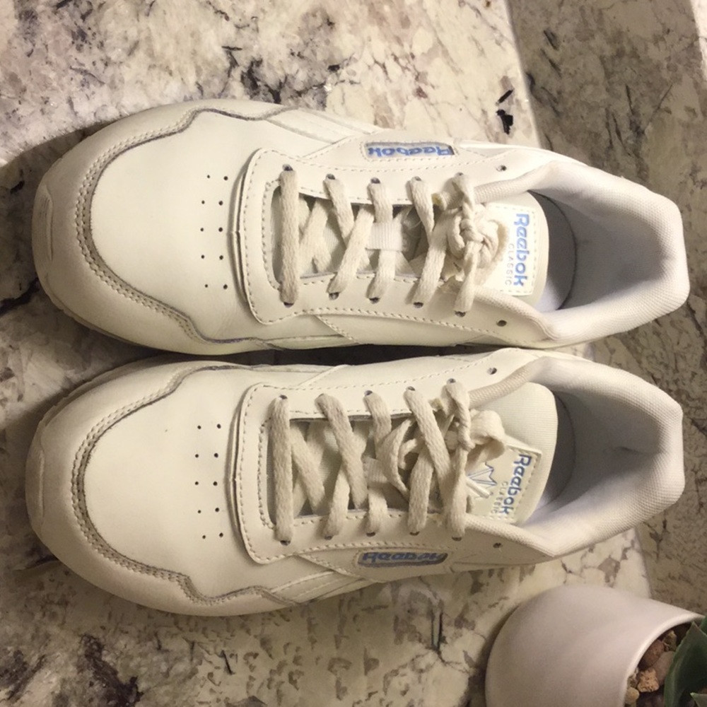 Reebok classic white leather sneakers